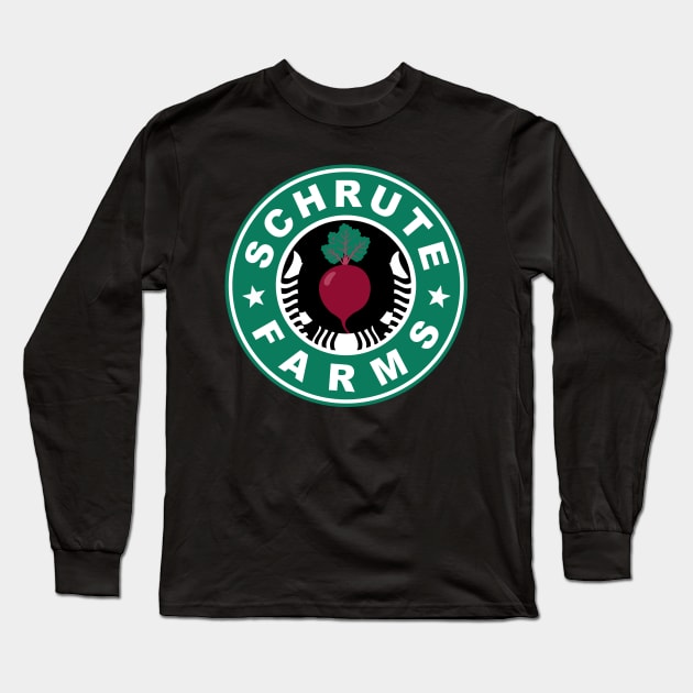 Schrute Farms Long Sleeve T-Shirt by balibeachart